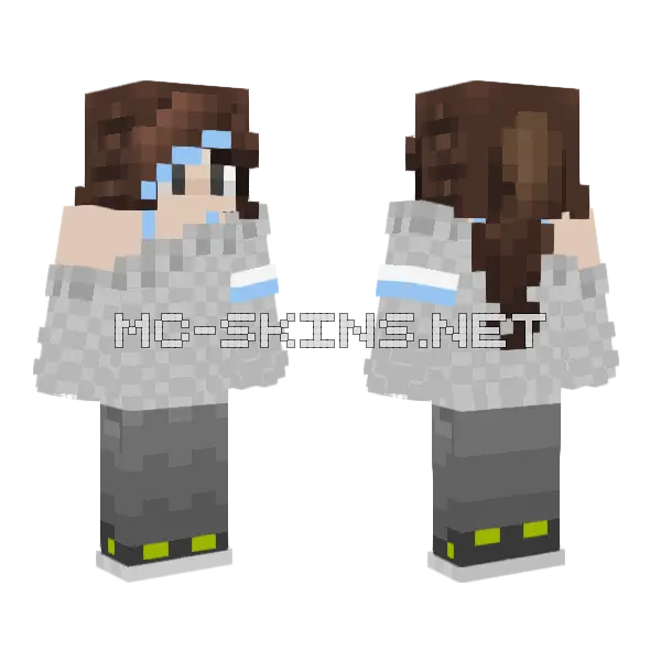 Jayden War Minecraft skin, front and back