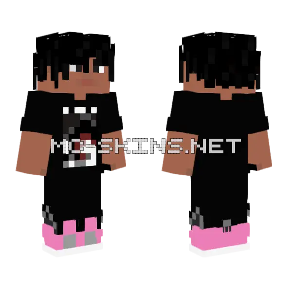 Jaydes Minecraft skin, front and back