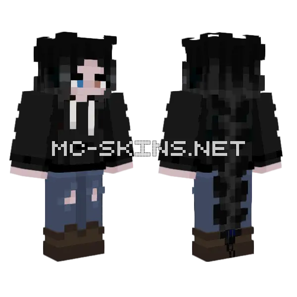 Jaylen Minecraft skin, front and back