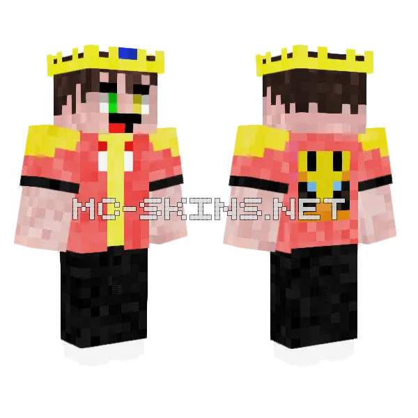 Jaymekz Boy Minecraft skin, front and back