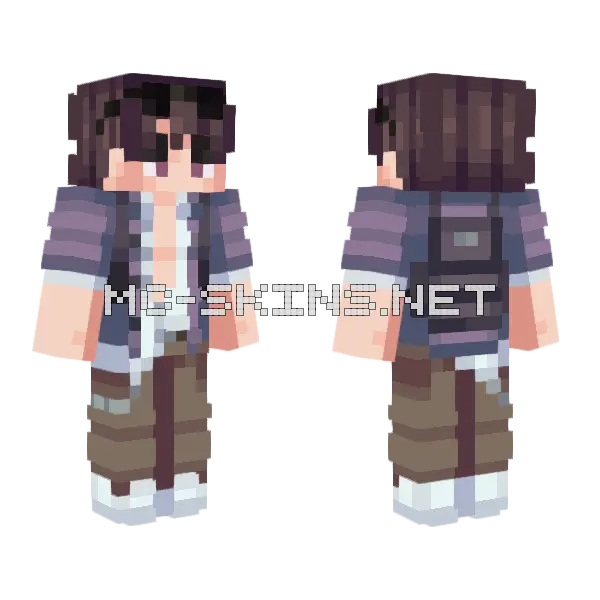 Jealous Sf06 Minecraft skin, front and back