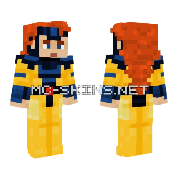 Jean Grey Marvel Comics, front and back