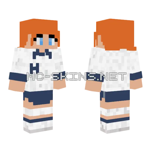 Jeanne Serge Minecraft skin, front and back