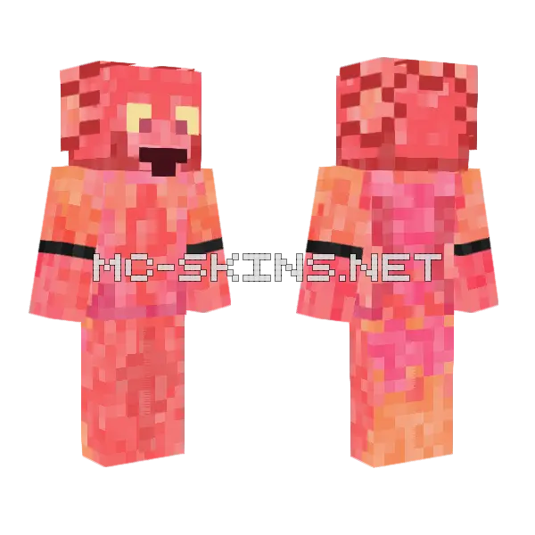 Jeeode Minecraft skin, front and back