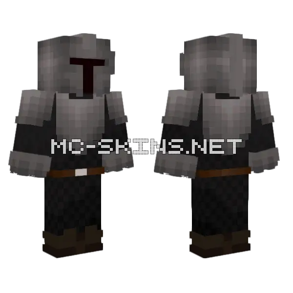 Jefferson Knight Minecraft skin, front and back