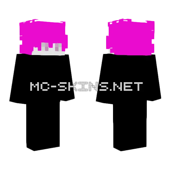 Jel67 Minecraft skin, front and back