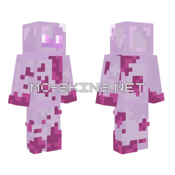 Jello Guy Minecraft skin, front and back