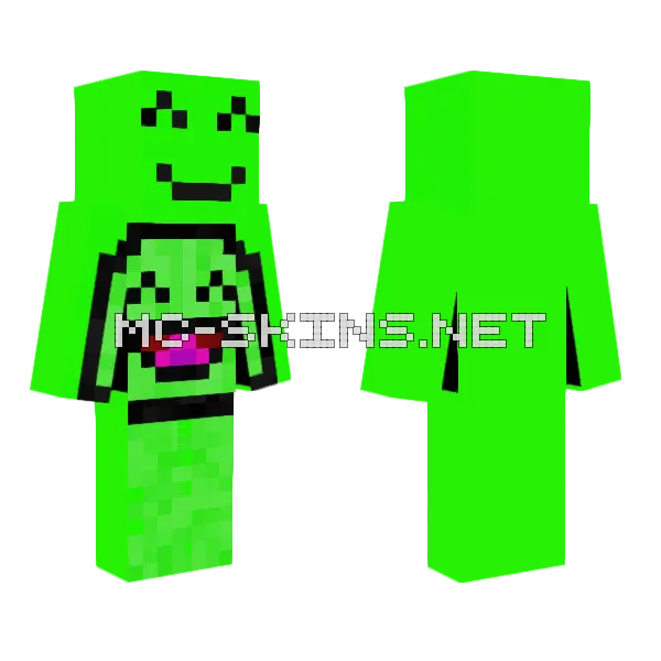 Jelly Skin Minecraft skin, front and back