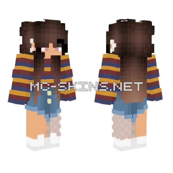 Jenna Minecraft skin, front and back