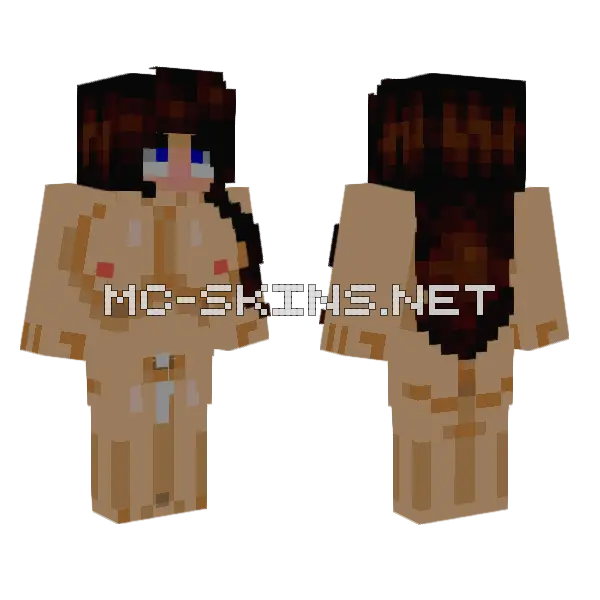 Jenny Addon Skin Minecraft skin, front and back