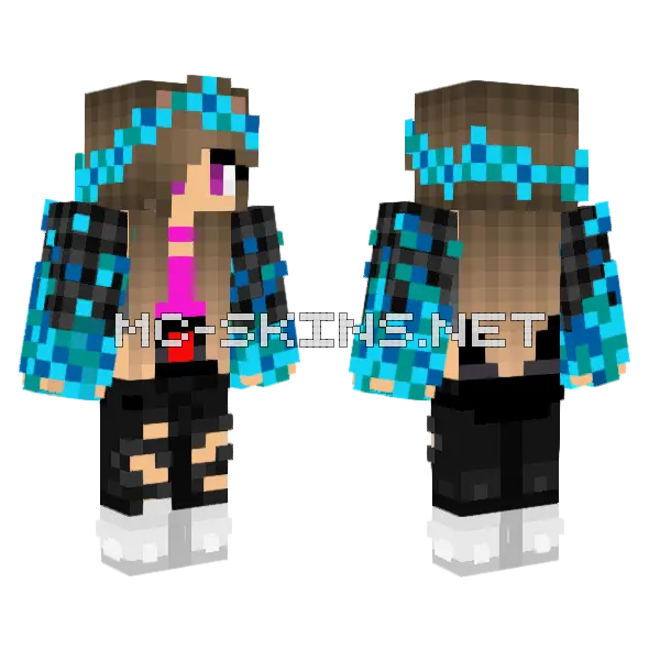 Jenny Addon Skin Minecraft skin, front and back