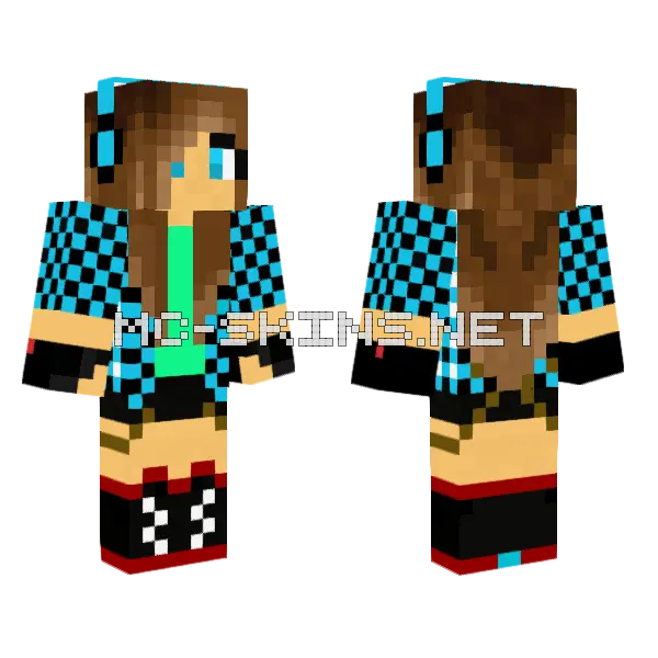 Jenny Addon Skin Minecraft skin, front and back