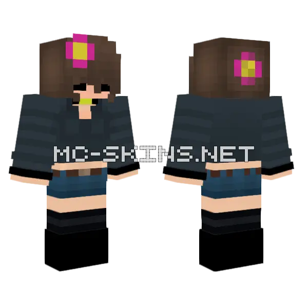 Jenny Addon Skin Minecraft skin, front and back