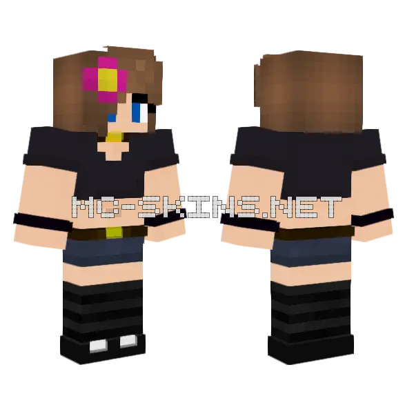 Jenny Addon Skin Minecraft skin, front and back