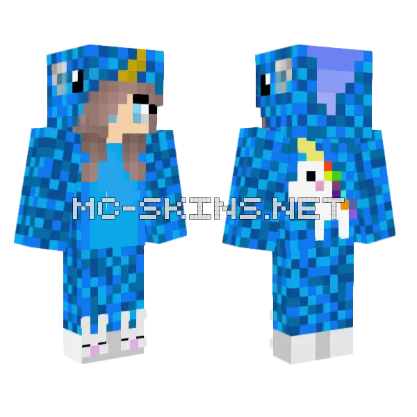 Jenny Addon Skin Minecraft skin, front and back