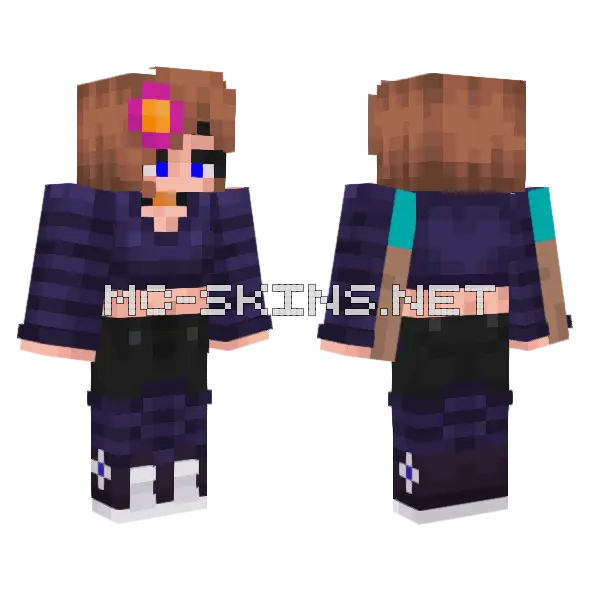 Jenny Addon Skin Minecraft skin, front and back