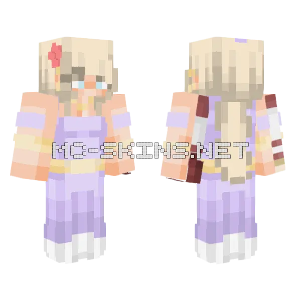 Jenny Addon Skin Minecraft skin, front and back