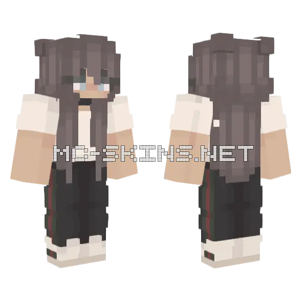 Jenny Addon Skin Minecraft skin, front and back