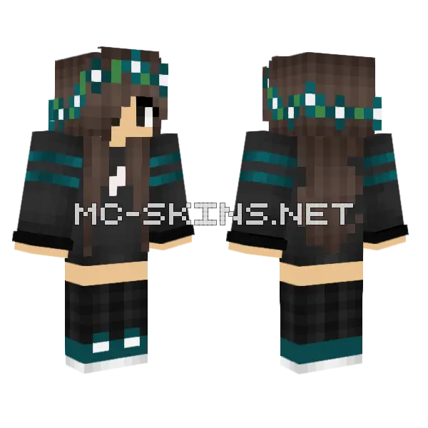 Jenny Addon Skin Minecraft skin, front and back