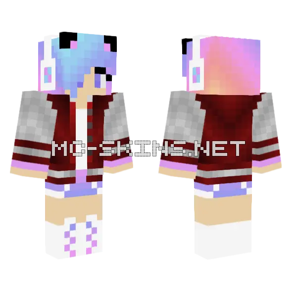 Jenny Addon Skin Minecraft skin, front and back