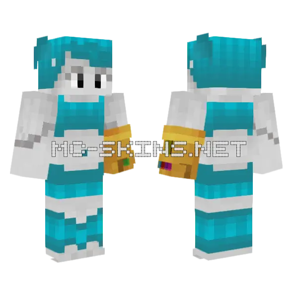Jenny Addon Skin Minecraft skin, front and back