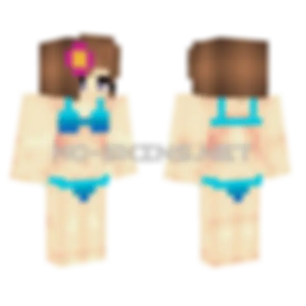 Jenny Addon Skin Minecraft skin, front and back