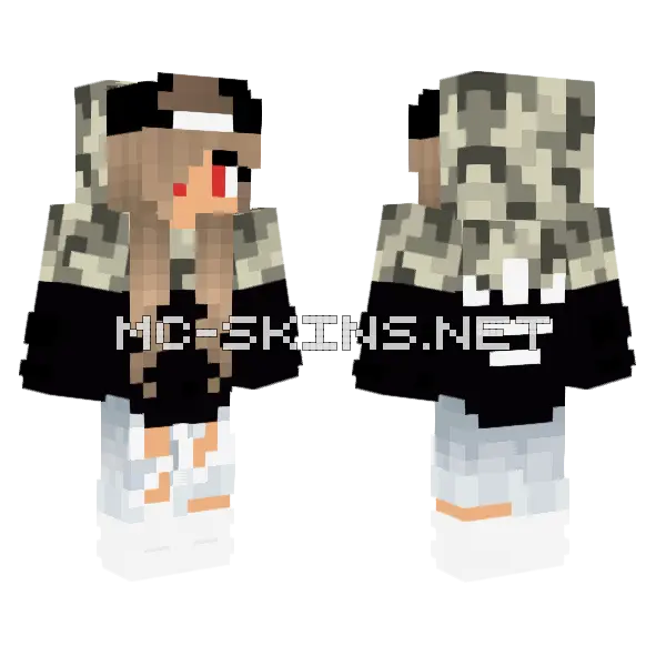 Jenny Addon Skin Minecraft skin, front and back