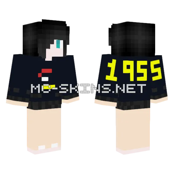 Jenny Addon Skin Minecraft skin, front and back