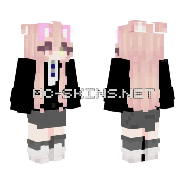 Jenny Addon Skin Minecraft skin, front and back