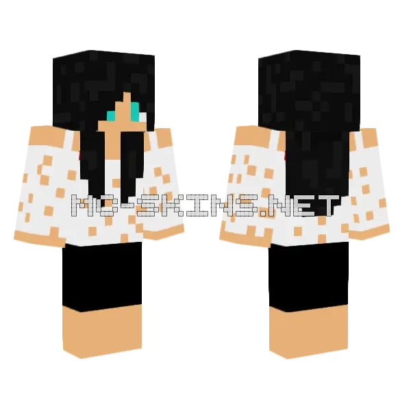 Jenny Addon Skin Minecraft skin, front and back