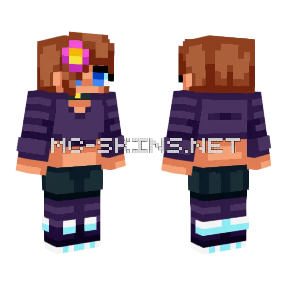 Jenny Belle HD Skin Minecraft skin, front and back