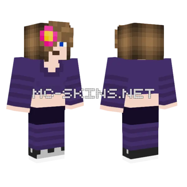 Jenny Belle Minecraft Skin Minecraft skin, front and back