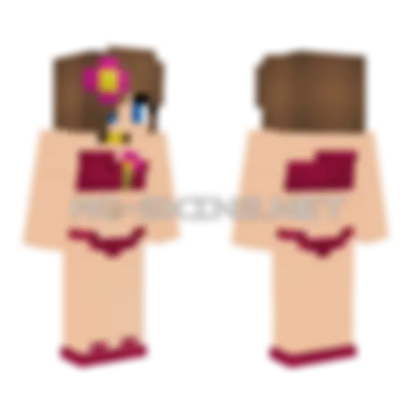 Jenny Belle Minecraft Skin Minecraft skin, front and back
