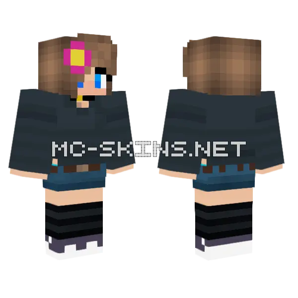 Jenny Belle Skin Minecraft skin, front and back