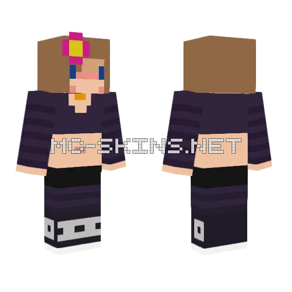 Jenny Belle Skin Minecraft skin, front and back