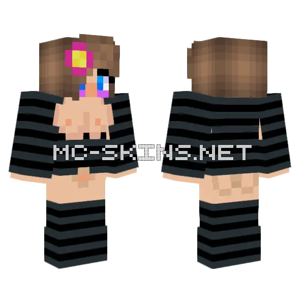 Jenny Belle Skin Minecraft skin, front and back