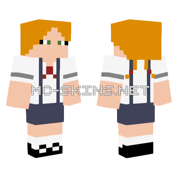 Jenny Character Skin Minecraft skin, front and back