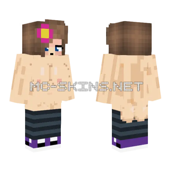 Jenny Character Skin Minecraft skin, front and back