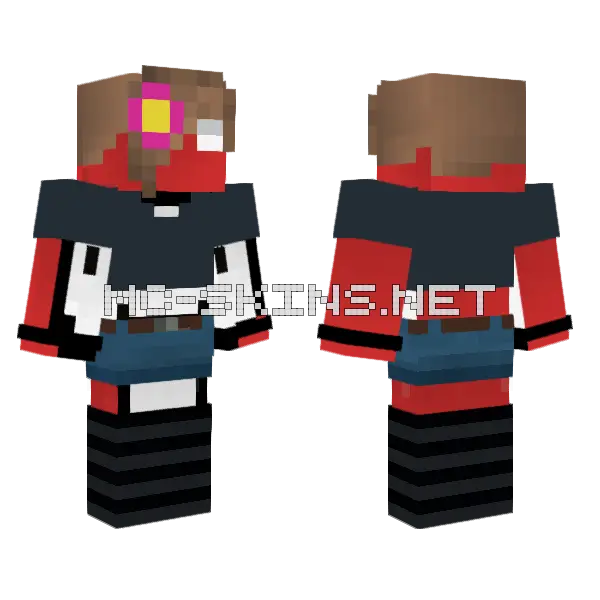 Jenny Character Skin Minecraft skin, front and back