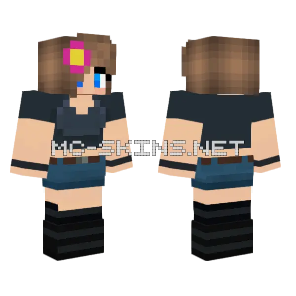 Jenny Character Skin Minecraft skin, front and back