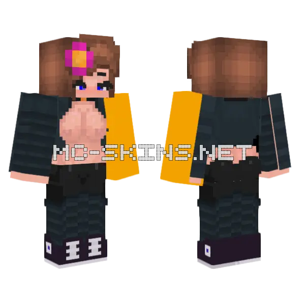 Jenny Character Skin Minecraft skin, front and back
