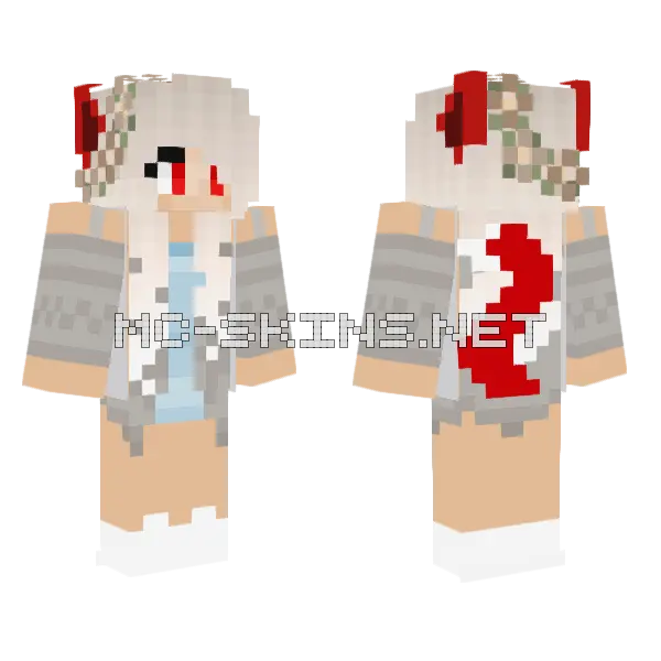 Jenny Character Skin Minecraft skin, front and back