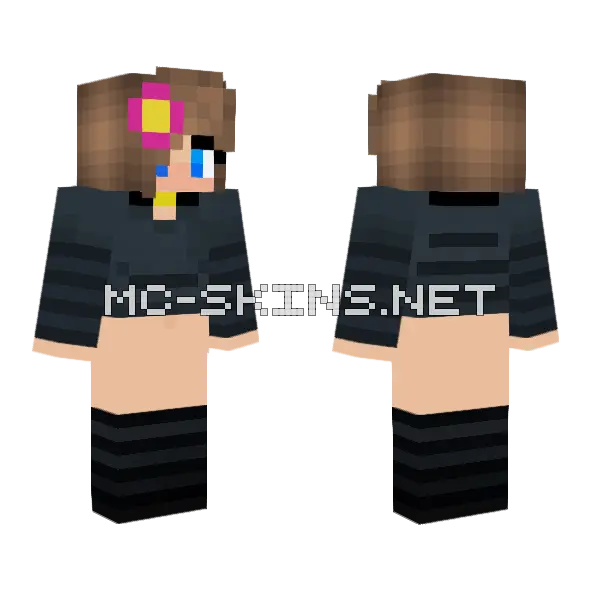 Jenny Character Skin Minecraft skin, front and back