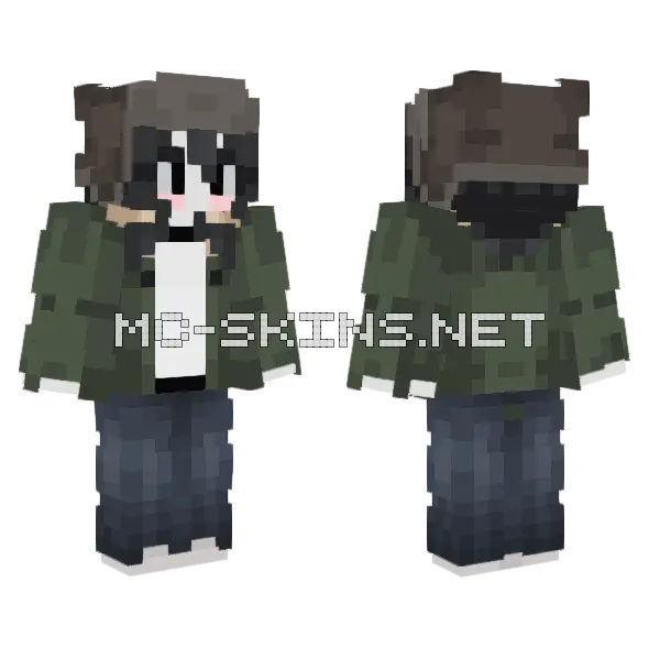 Jenny Character Skin Minecraft skin, front and back