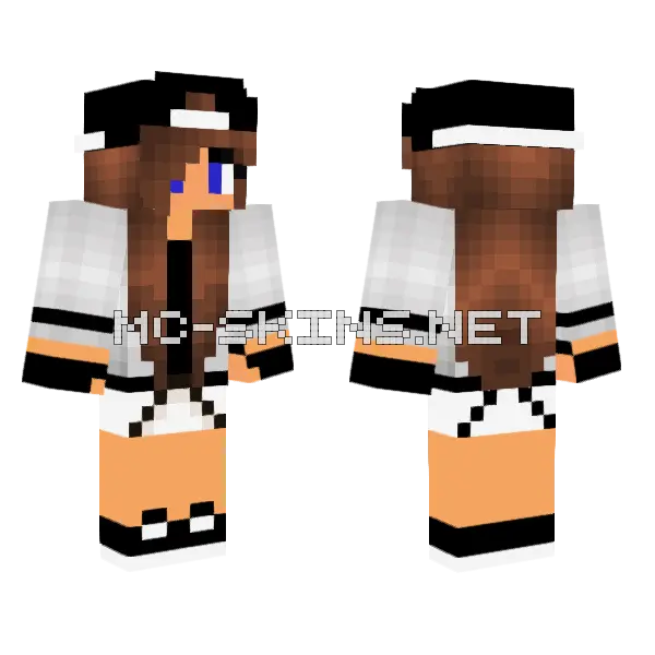 Jenny Character Skin Minecraft skin, front and back