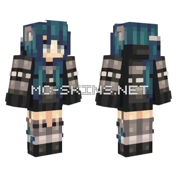 Jenny Character Skin Minecraft skin, front and back