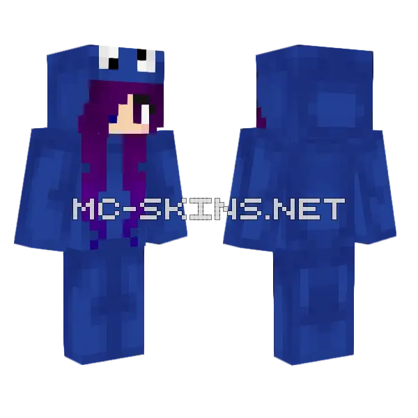 Jenny Character Skin Minecraft skin, front and back