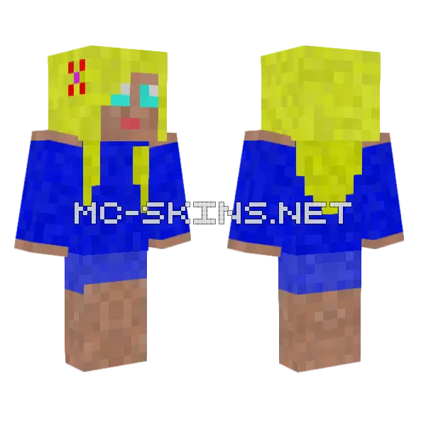 Jenny Character Skin Minecraft skin, front and back