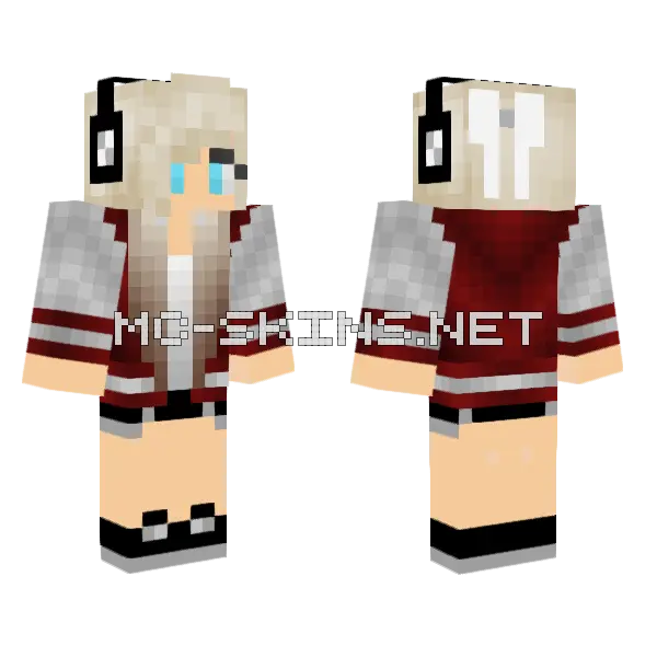Jenny Character Skin Minecraft skin, front and back