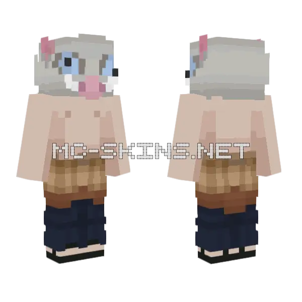 Jenny Character Skin Minecraft skin, front and back